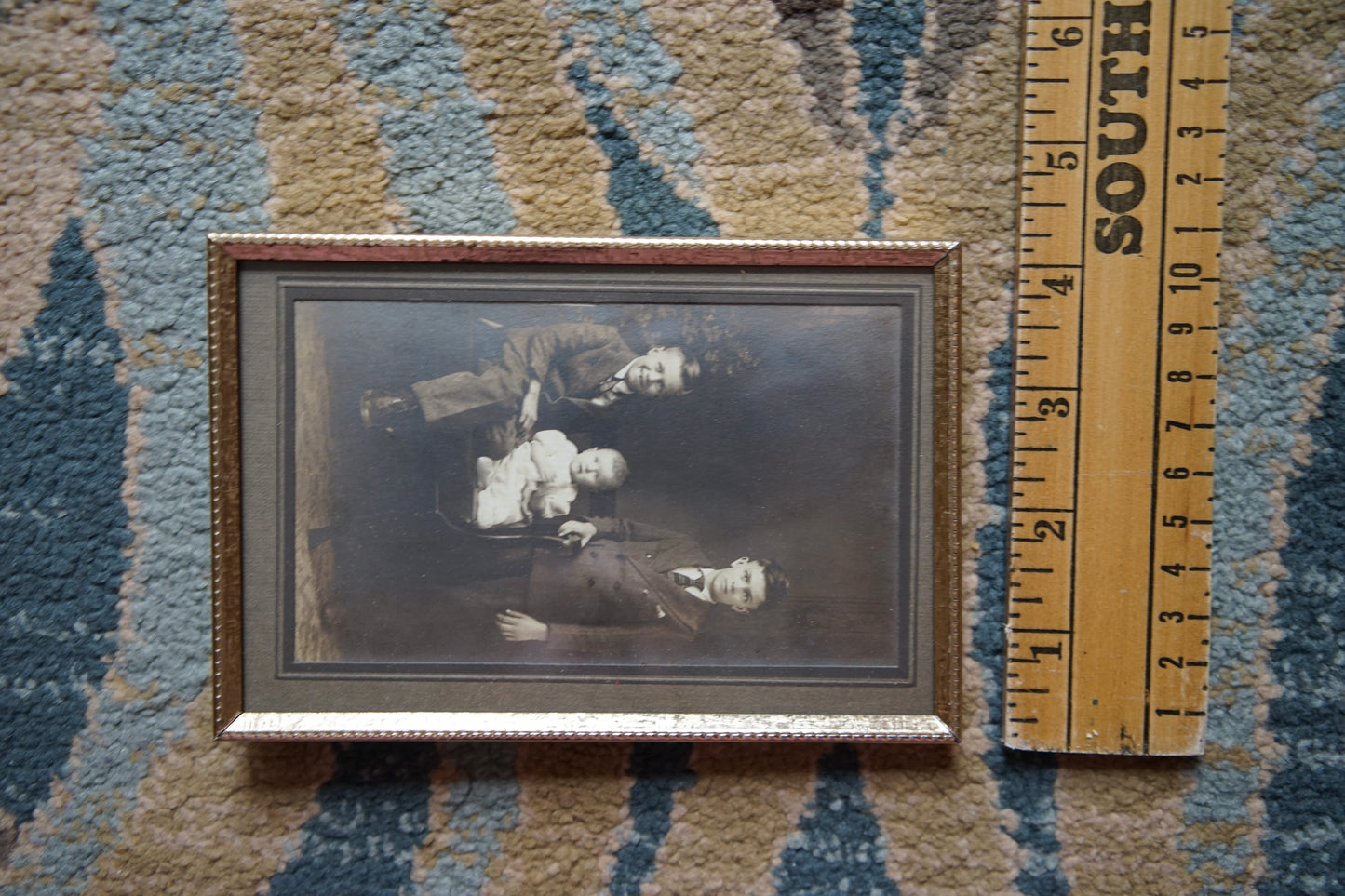 antique portrait of children