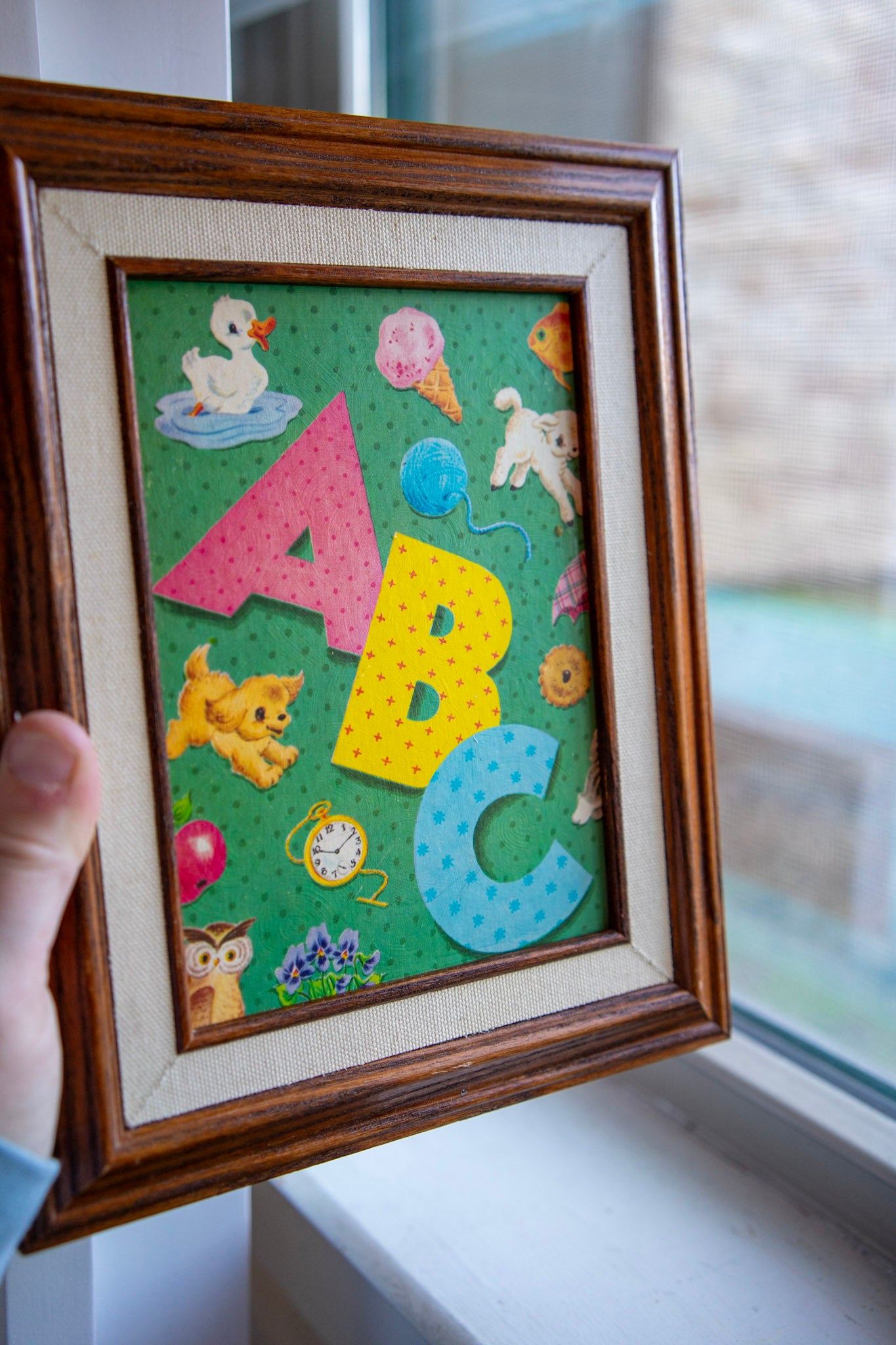 vintage ABC print